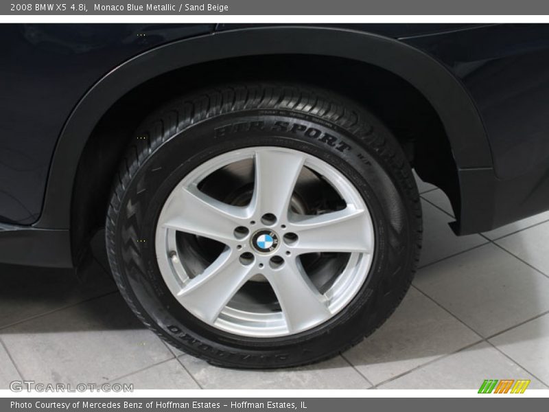 Monaco Blue Metallic / Sand Beige 2008 BMW X5 4.8i