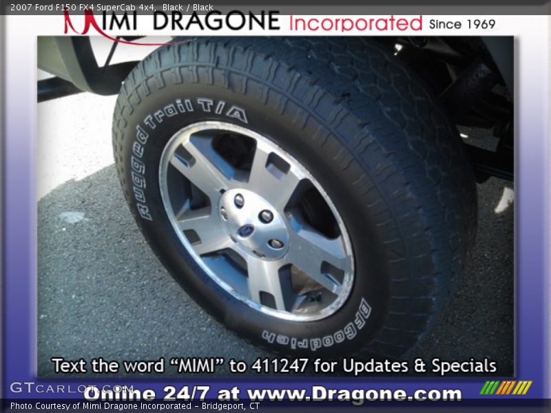Black / Black 2007 Ford F150 FX4 SuperCab 4x4