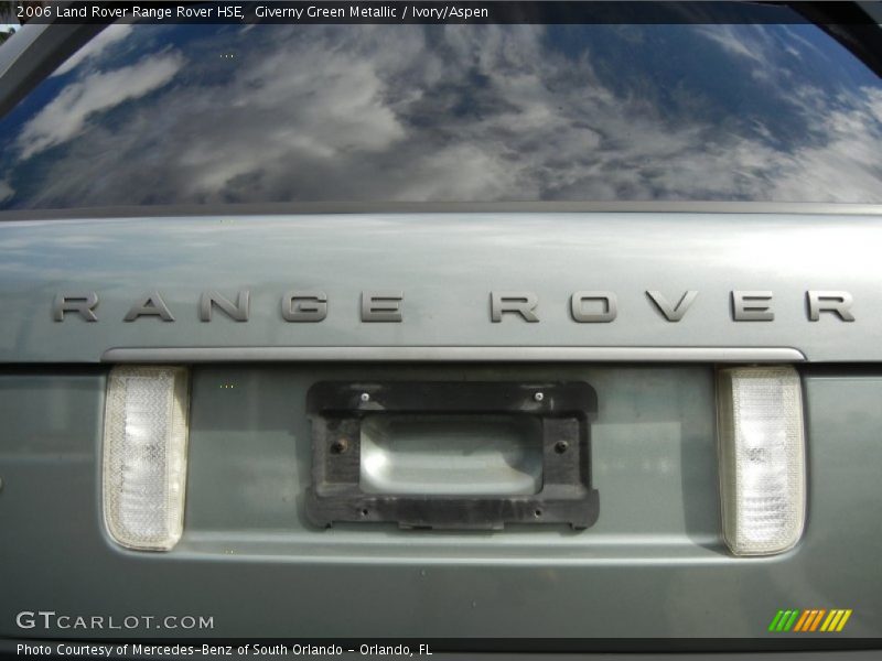Giverny Green Metallic / Ivory/Aspen 2006 Land Rover Range Rover HSE
