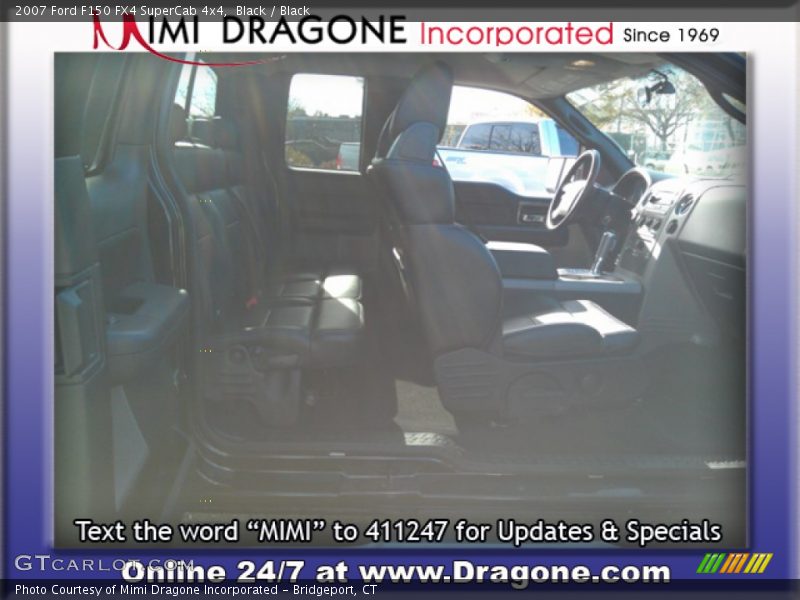 Black / Black 2007 Ford F150 FX4 SuperCab 4x4