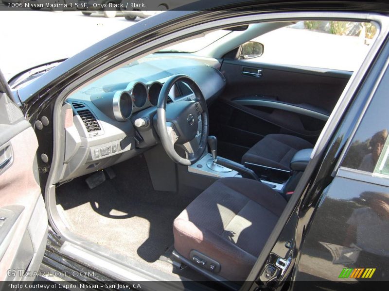 Onyx Black / Black 2006 Nissan Maxima 3.5 SE