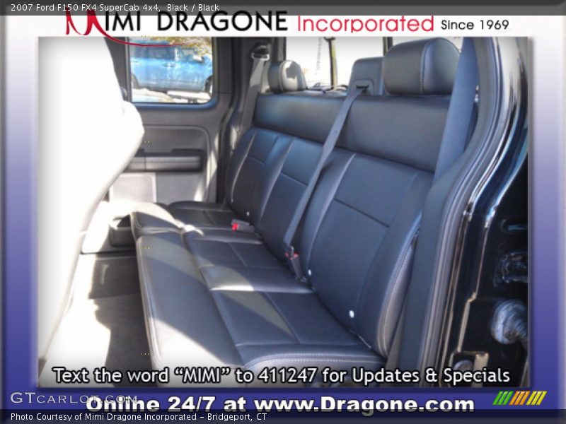 Black / Black 2007 Ford F150 FX4 SuperCab 4x4