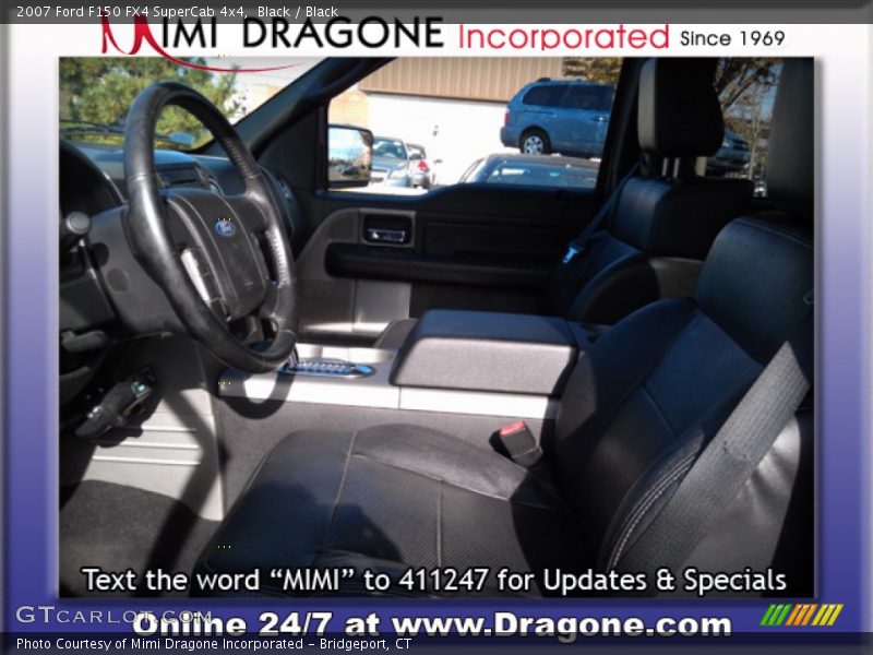 Black / Black 2007 Ford F150 FX4 SuperCab 4x4