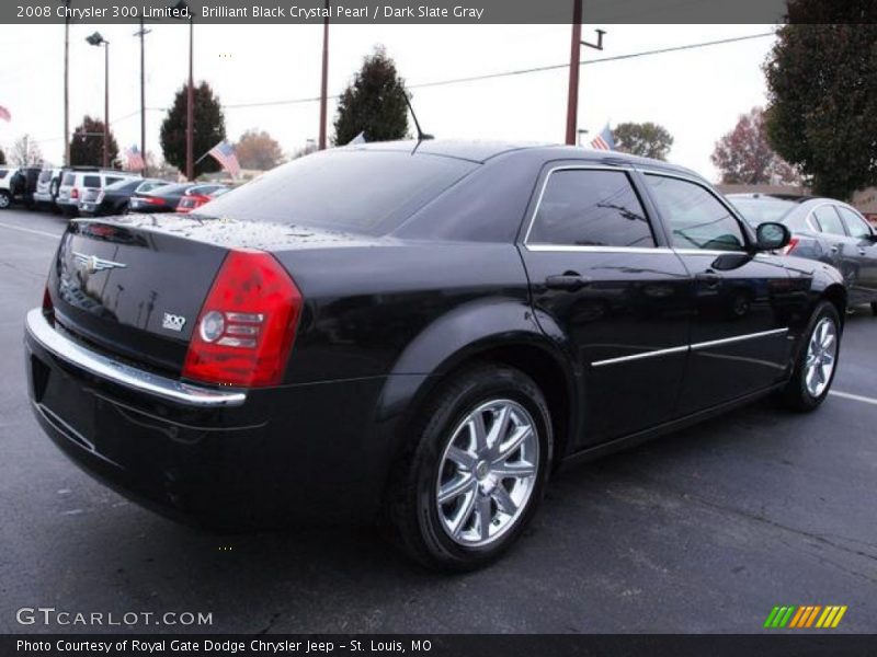Brilliant Black Crystal Pearl / Dark Slate Gray 2008 Chrysler 300 Limited