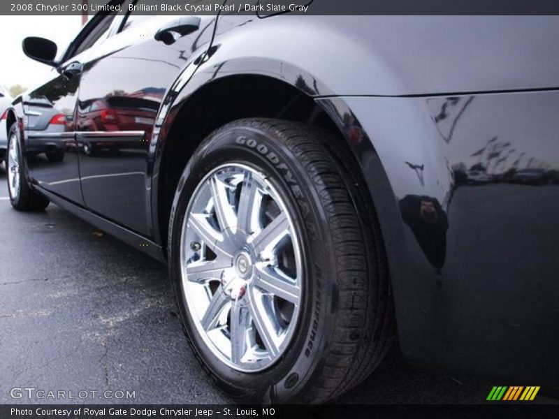 Brilliant Black Crystal Pearl / Dark Slate Gray 2008 Chrysler 300 Limited