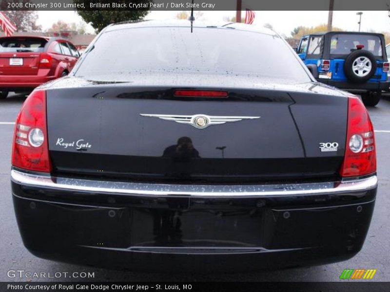 Brilliant Black Crystal Pearl / Dark Slate Gray 2008 Chrysler 300 Limited