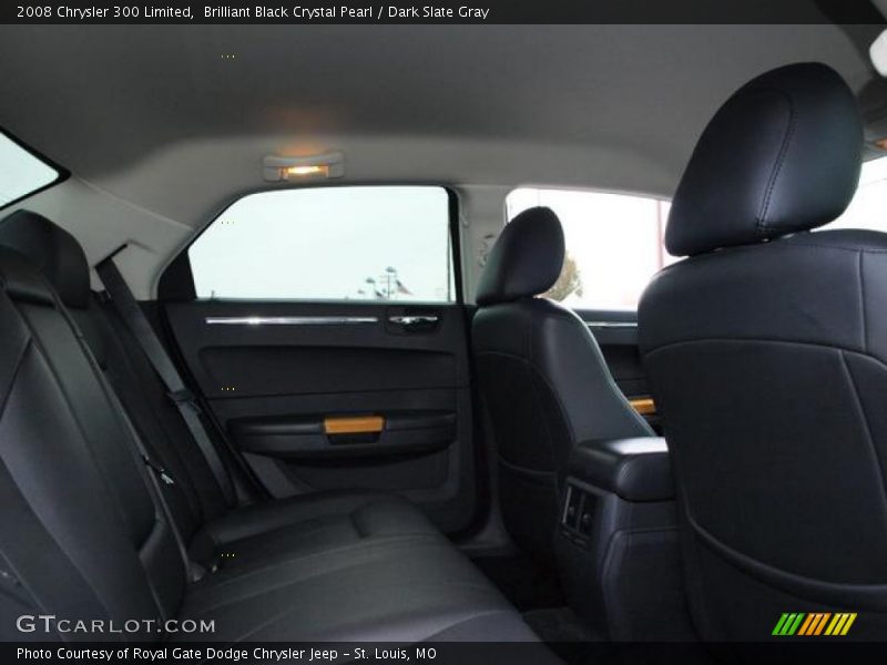 Brilliant Black Crystal Pearl / Dark Slate Gray 2008 Chrysler 300 Limited