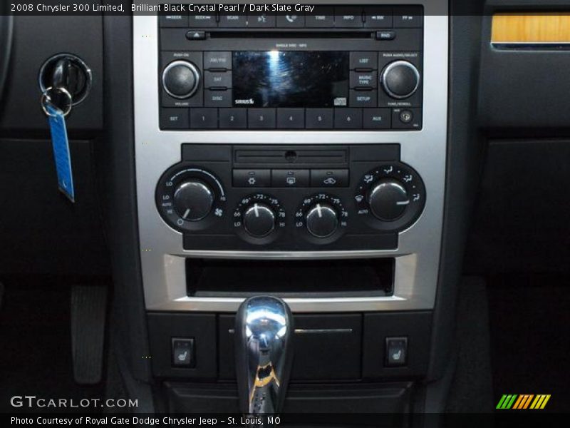 Brilliant Black Crystal Pearl / Dark Slate Gray 2008 Chrysler 300 Limited