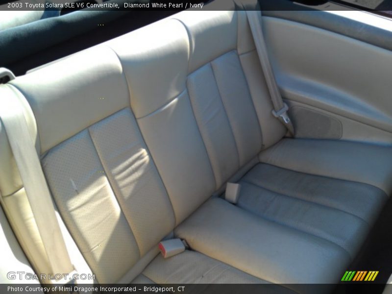 Diamond White Pearl / Ivory 2003 Toyota Solara SLE V6 Convertible