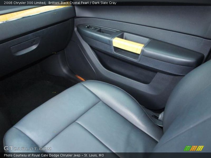 Brilliant Black Crystal Pearl / Dark Slate Gray 2008 Chrysler 300 Limited