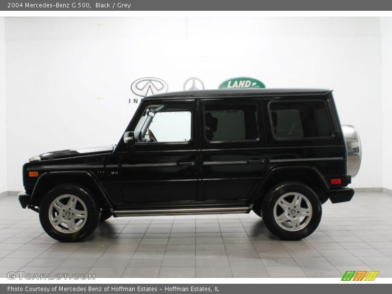 Black / Grey 2004 Mercedes-Benz G 500