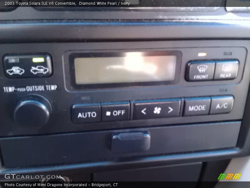 Diamond White Pearl / Ivory 2003 Toyota Solara SLE V6 Convertible