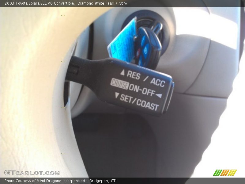 Diamond White Pearl / Ivory 2003 Toyota Solara SLE V6 Convertible