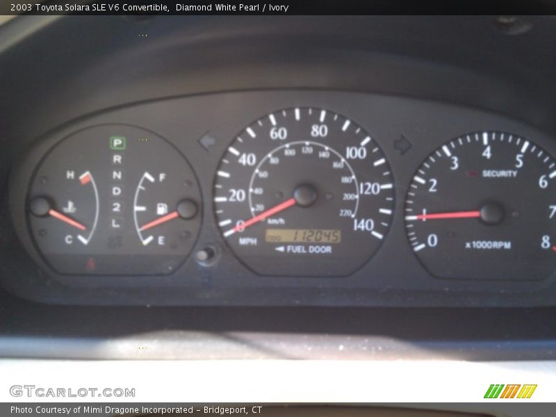 Diamond White Pearl / Ivory 2003 Toyota Solara SLE V6 Convertible