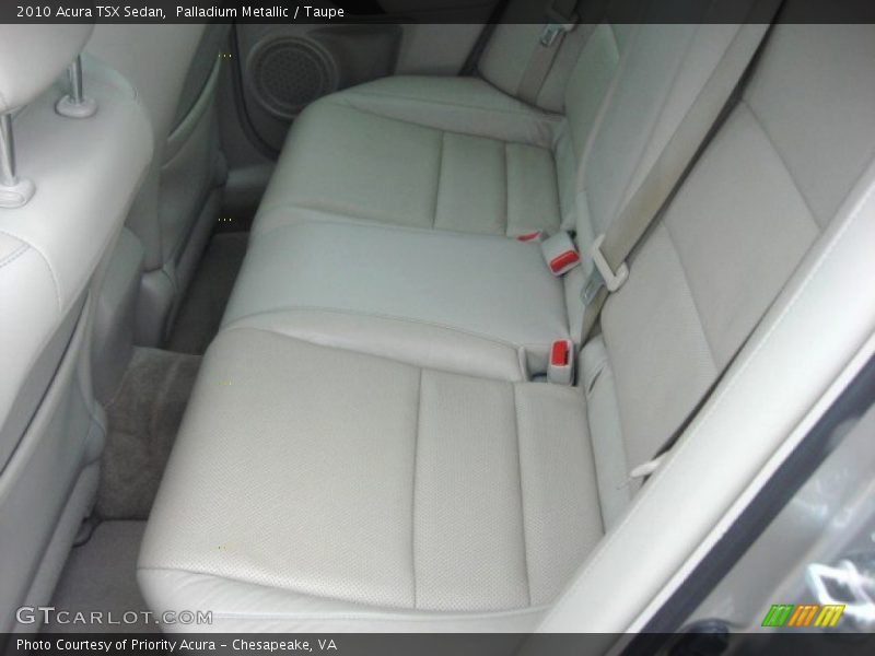 Palladium Metallic / Taupe 2010 Acura TSX Sedan