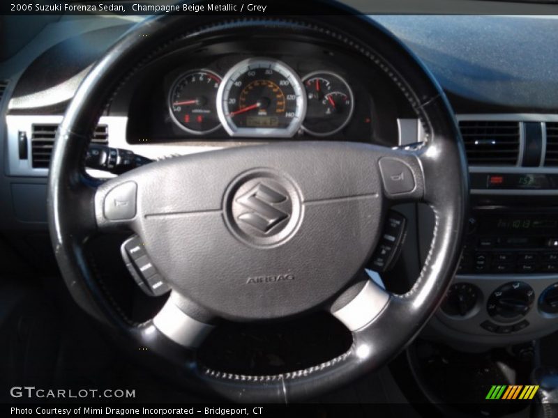 Champagne Beige Metallic / Grey 2006 Suzuki Forenza Sedan