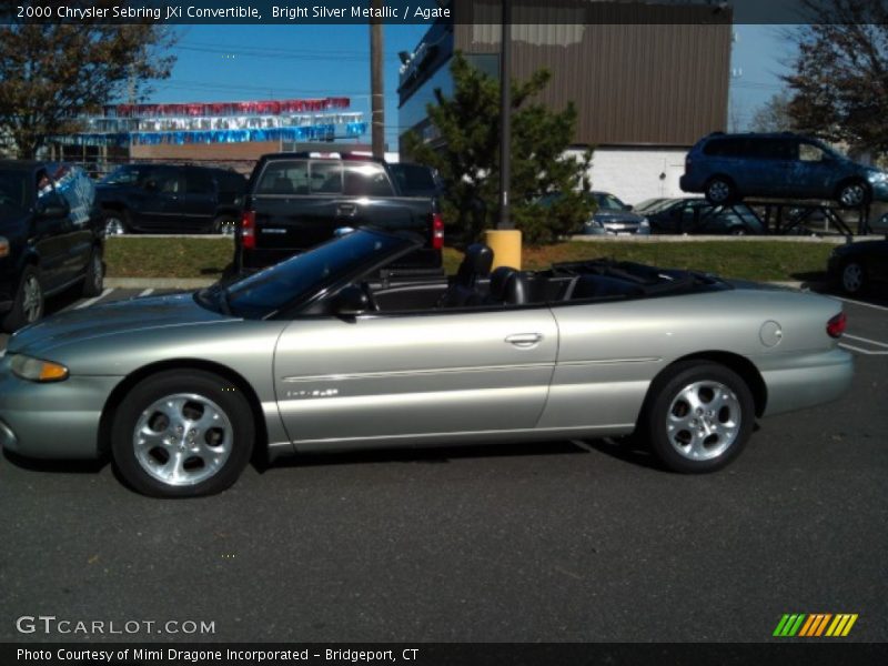 Bright Silver Metallic / Agate 2000 Chrysler Sebring JXi Convertible