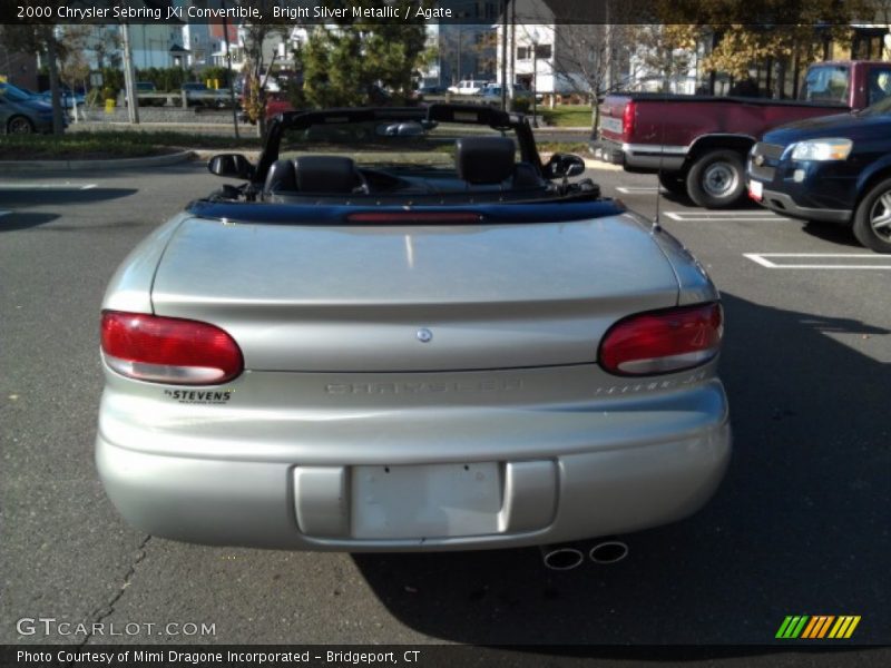 Bright Silver Metallic / Agate 2000 Chrysler Sebring JXi Convertible