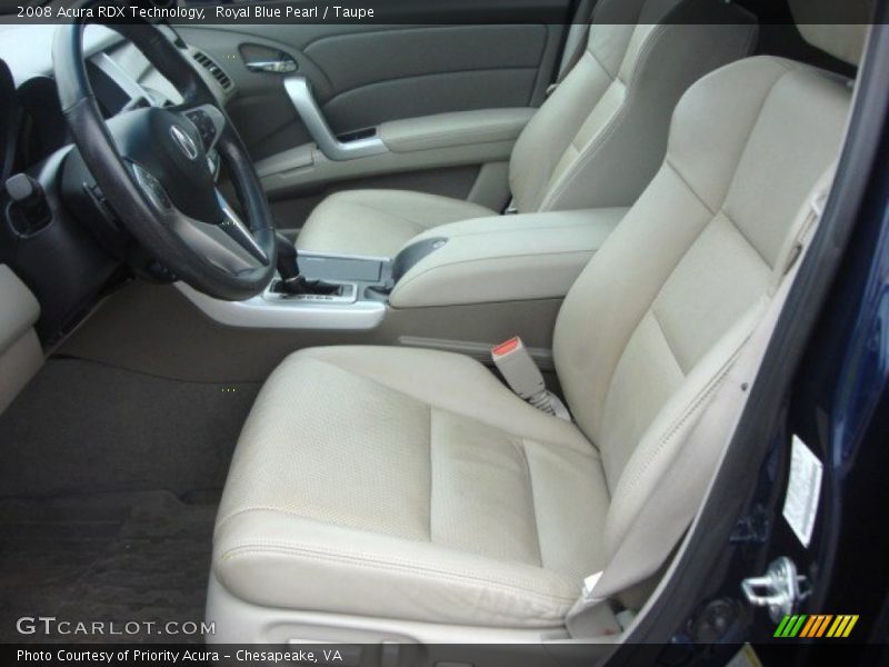 Royal Blue Pearl / Taupe 2008 Acura RDX Technology