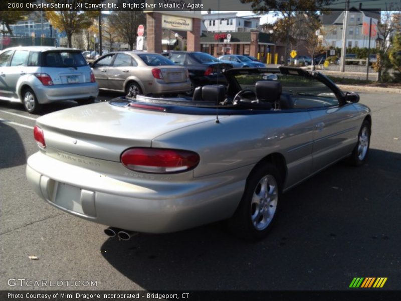 Bright Silver Metallic / Agate 2000 Chrysler Sebring JXi Convertible