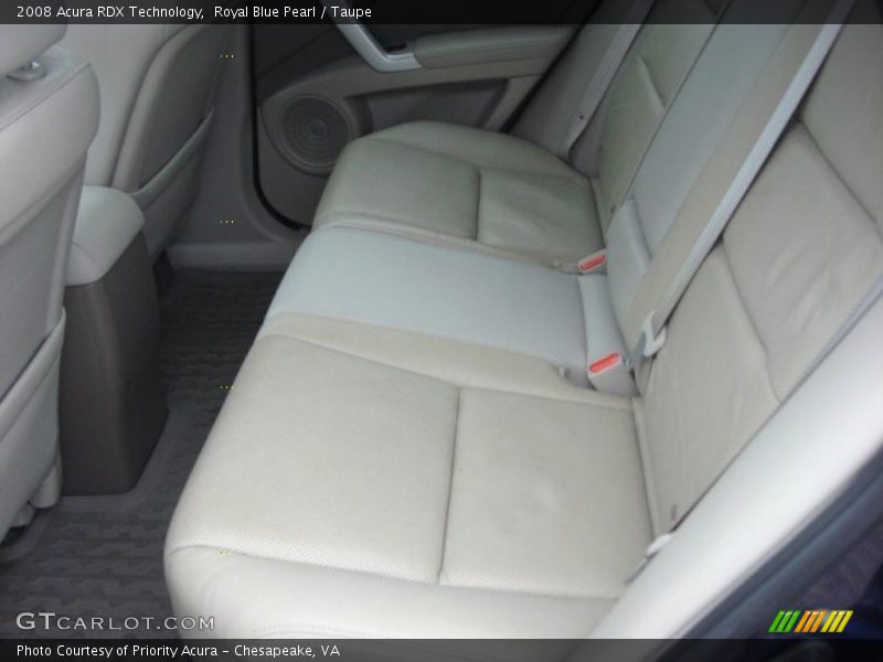 Royal Blue Pearl / Taupe 2008 Acura RDX Technology