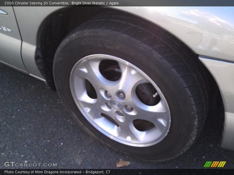Bright Silver Metallic / Agate 2000 Chrysler Sebring JXi Convertible