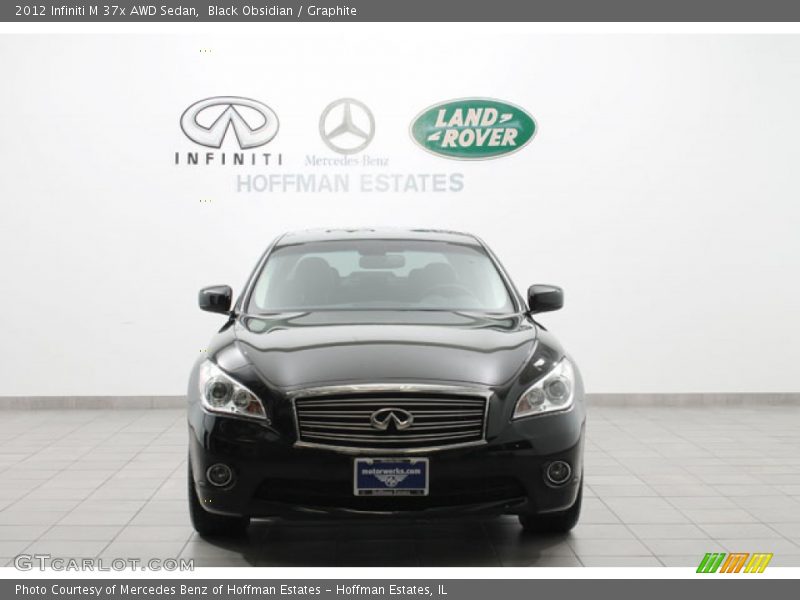 Black Obsidian / Graphite 2012 Infiniti M 37x AWD Sedan