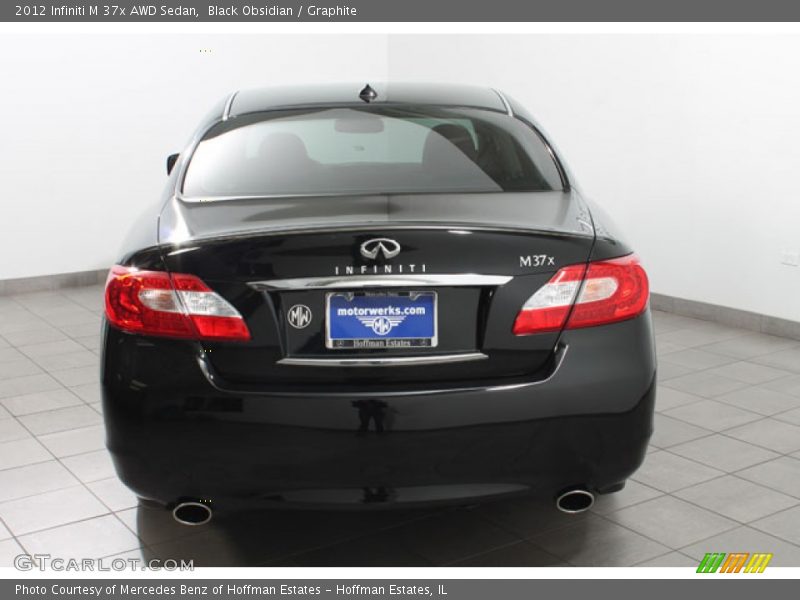 Black Obsidian / Graphite 2012 Infiniti M 37x AWD Sedan