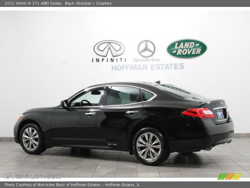 Black Obsidian / Graphite 2012 Infiniti M 37x AWD Sedan