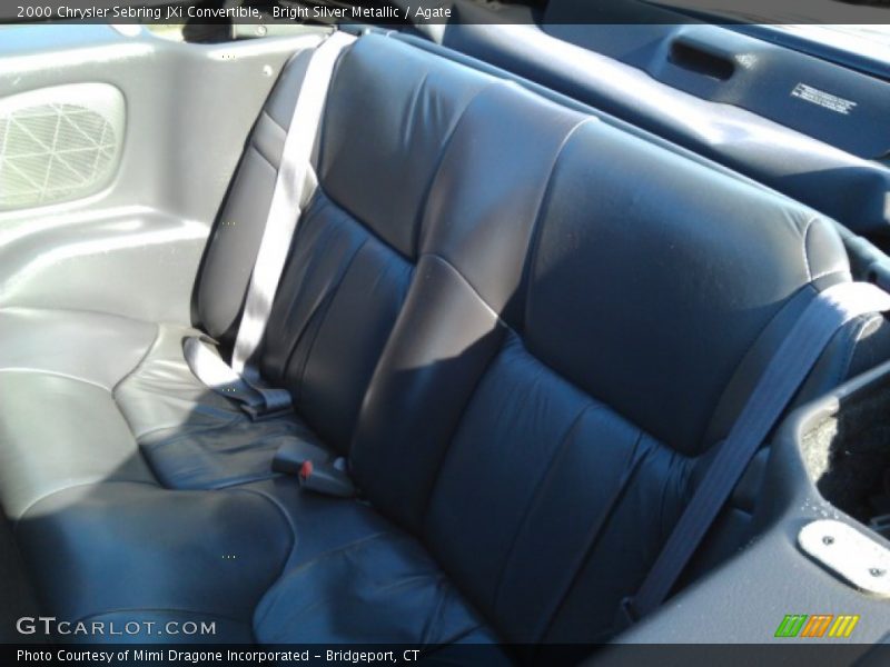 Bright Silver Metallic / Agate 2000 Chrysler Sebring JXi Convertible