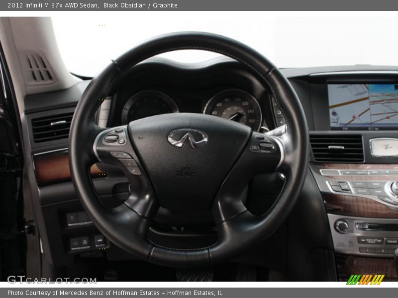 Black Obsidian / Graphite 2012 Infiniti M 37x AWD Sedan