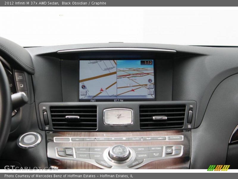 Black Obsidian / Graphite 2012 Infiniti M 37x AWD Sedan