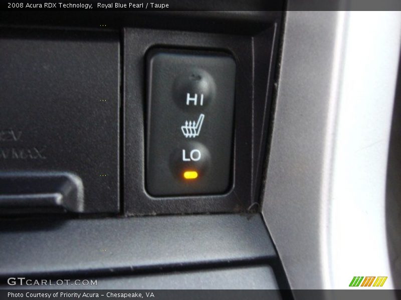 Royal Blue Pearl / Taupe 2008 Acura RDX Technology