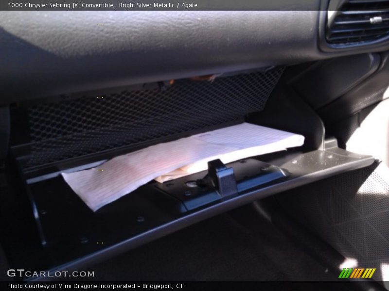 Bright Silver Metallic / Agate 2000 Chrysler Sebring JXi Convertible