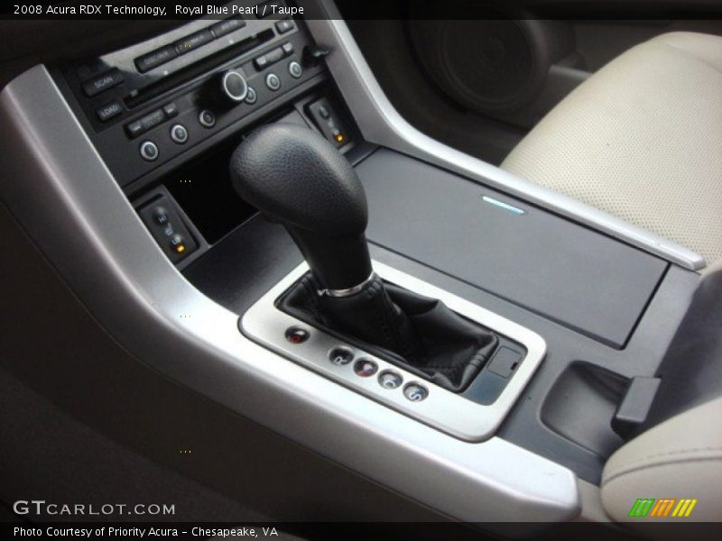 Royal Blue Pearl / Taupe 2008 Acura RDX Technology