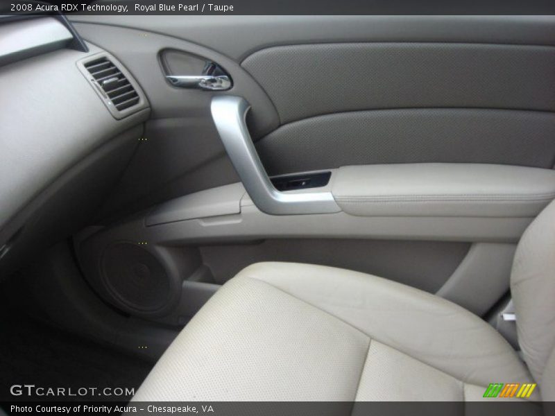 Royal Blue Pearl / Taupe 2008 Acura RDX Technology