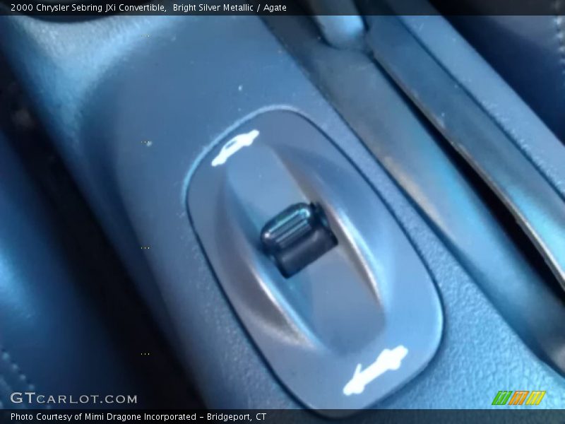 Bright Silver Metallic / Agate 2000 Chrysler Sebring JXi Convertible