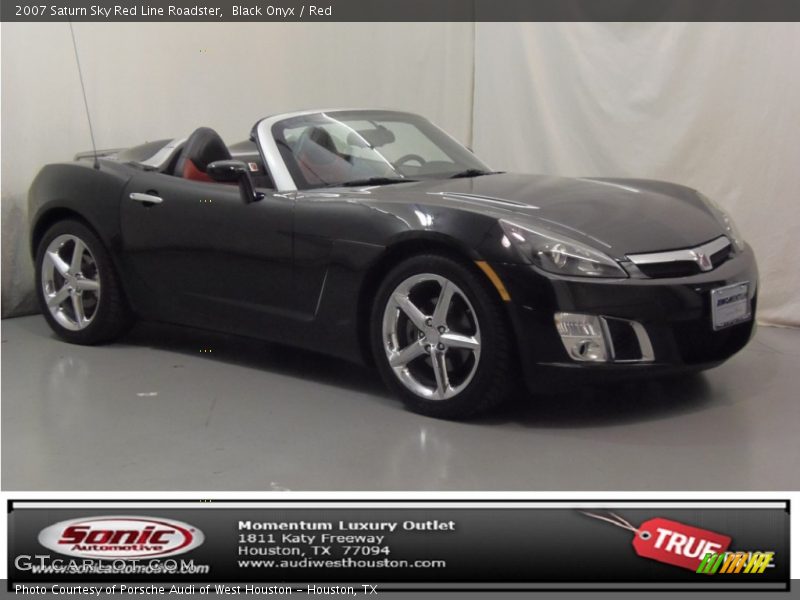Black Onyx / Red 2007 Saturn Sky Red Line Roadster