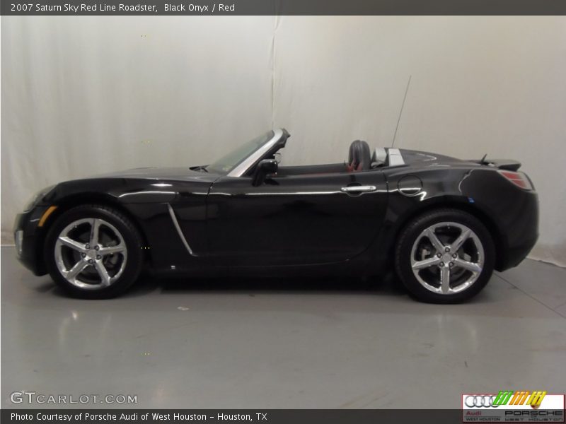 Black Onyx / Red 2007 Saturn Sky Red Line Roadster