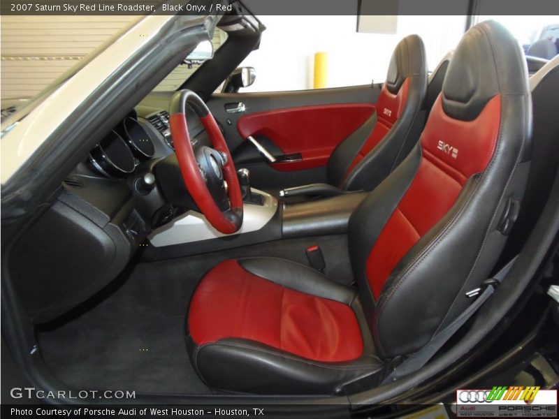 Black Onyx / Red 2007 Saturn Sky Red Line Roadster