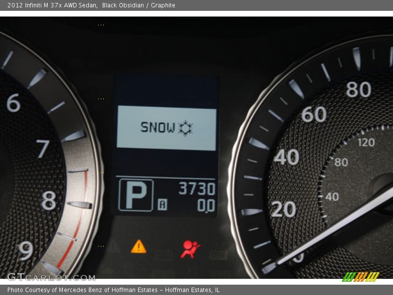 Black Obsidian / Graphite 2012 Infiniti M 37x AWD Sedan