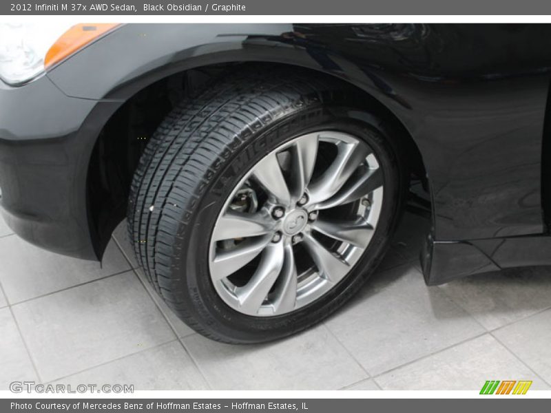 Black Obsidian / Graphite 2012 Infiniti M 37x AWD Sedan
