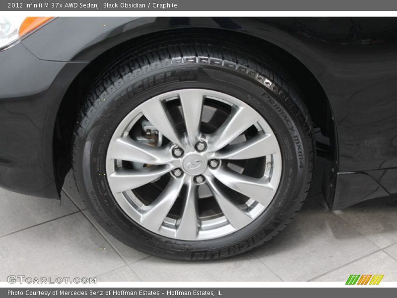 Black Obsidian / Graphite 2012 Infiniti M 37x AWD Sedan