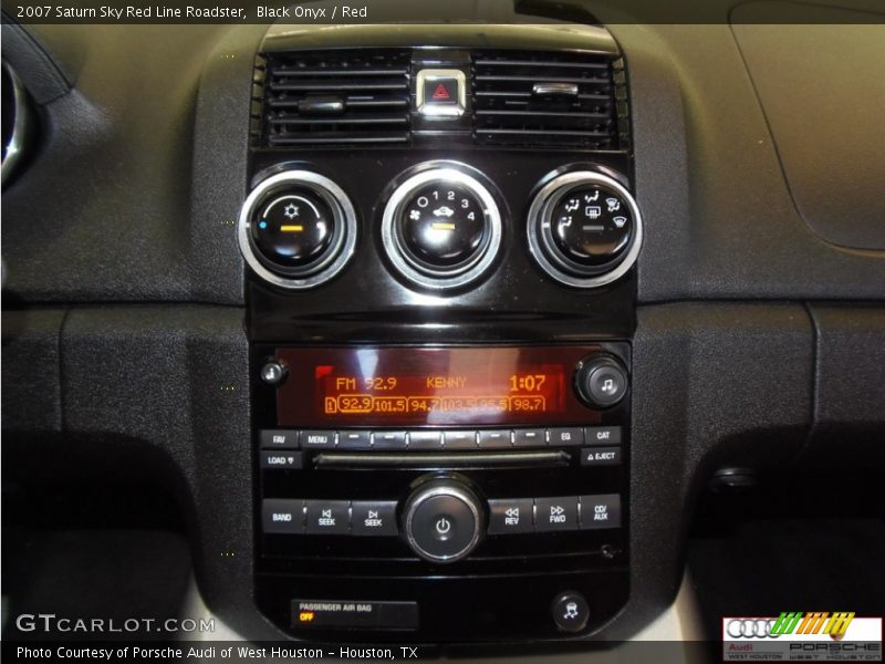 Black Onyx / Red 2007 Saturn Sky Red Line Roadster