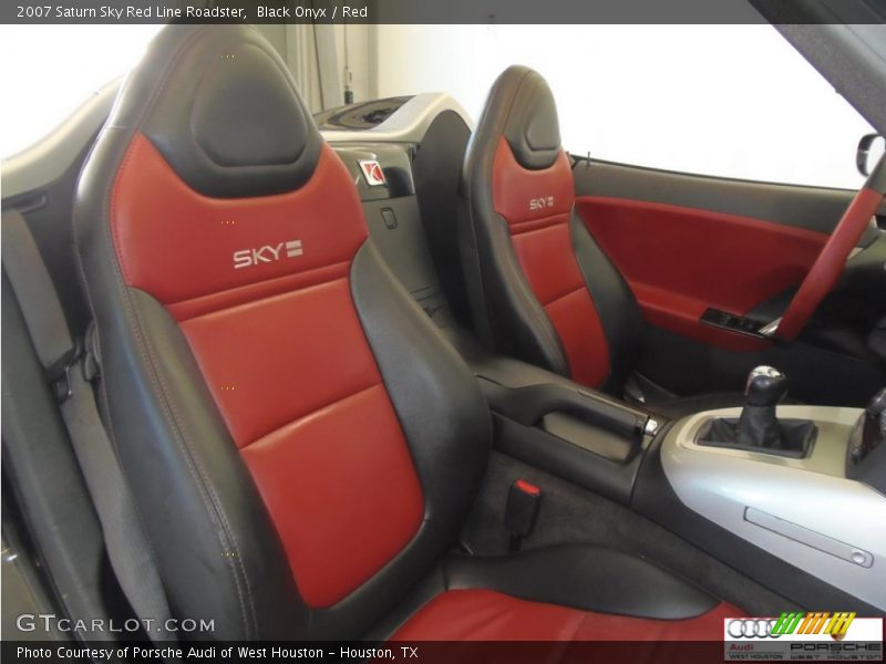 Black Onyx / Red 2007 Saturn Sky Red Line Roadster