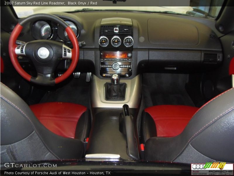 Black Onyx / Red 2007 Saturn Sky Red Line Roadster