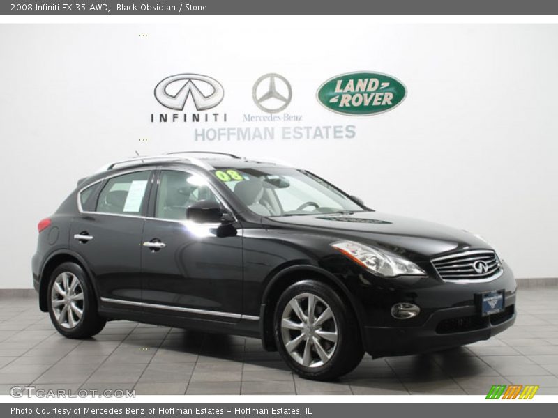Black Obsidian / Stone 2008 Infiniti EX 35 AWD