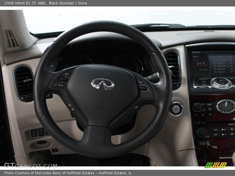 Black Obsidian / Stone 2008 Infiniti EX 35 AWD