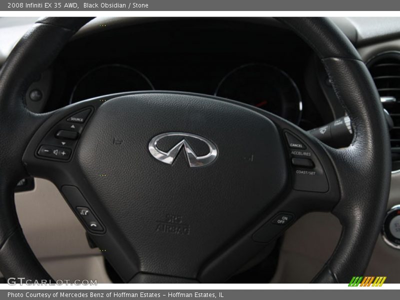 Black Obsidian / Stone 2008 Infiniti EX 35 AWD