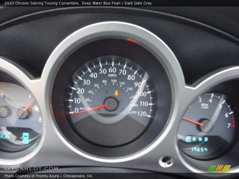  2010 Sebring Touring Convertible Touring Convertible Gauges